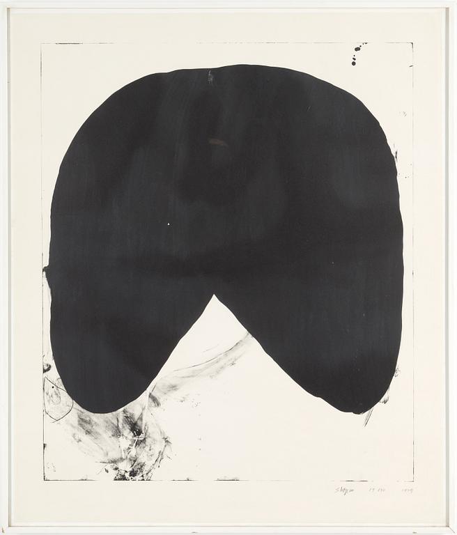 JOEL SHAPIRO, seriegrafi, signerad, numrerad 19/40, daterad 1979.