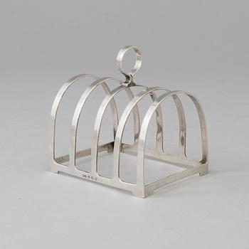 TOASTRACK, silver, Deakin & Francis, Birmingham 1928.