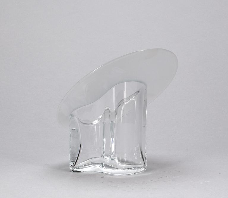 VAS, glas, "Marcel", signerad Timo Sarpaneva, Iittala, 1992.