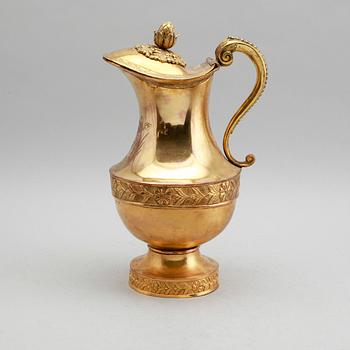 VINKANNA, förgylld metall, 1700-tal.