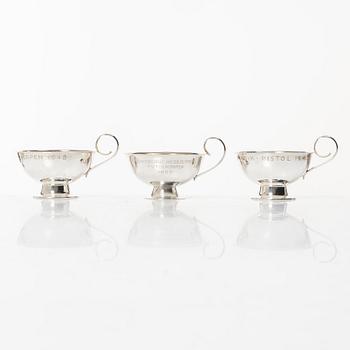 Silver, 11 pieces, Sweden, 20th century, including KG Markström, Uppsala 1949.