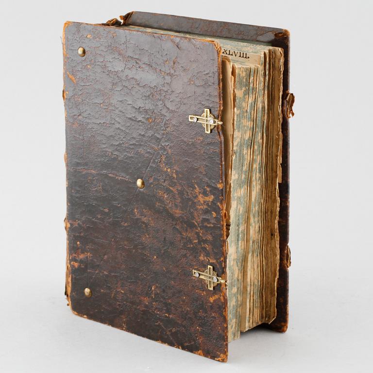 A bible, called Gustav Vasa's Bible, printed in Uppsala 1540-41.