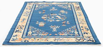 An antique, Beijing rug, north China, circa 1920. (243x163 cm).