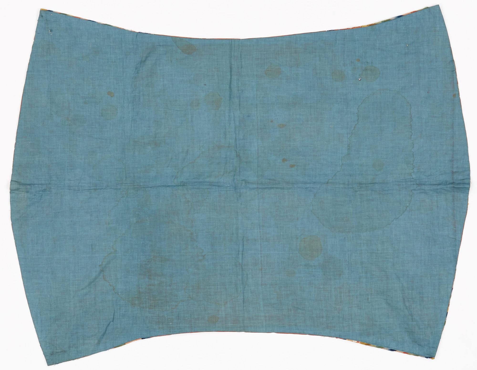 PARTI TEXTILIER, broderat siden. Qing dynastin.