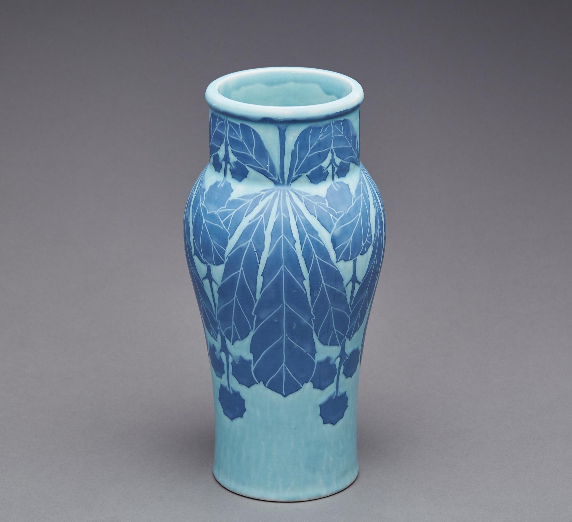 VAS, flintgods, "Sgrafitto" Josef Ekberg, Gustavsberg, 1914.