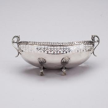 BONBONJÄR, silver, 1900-tal. Vikt 185,6 g.