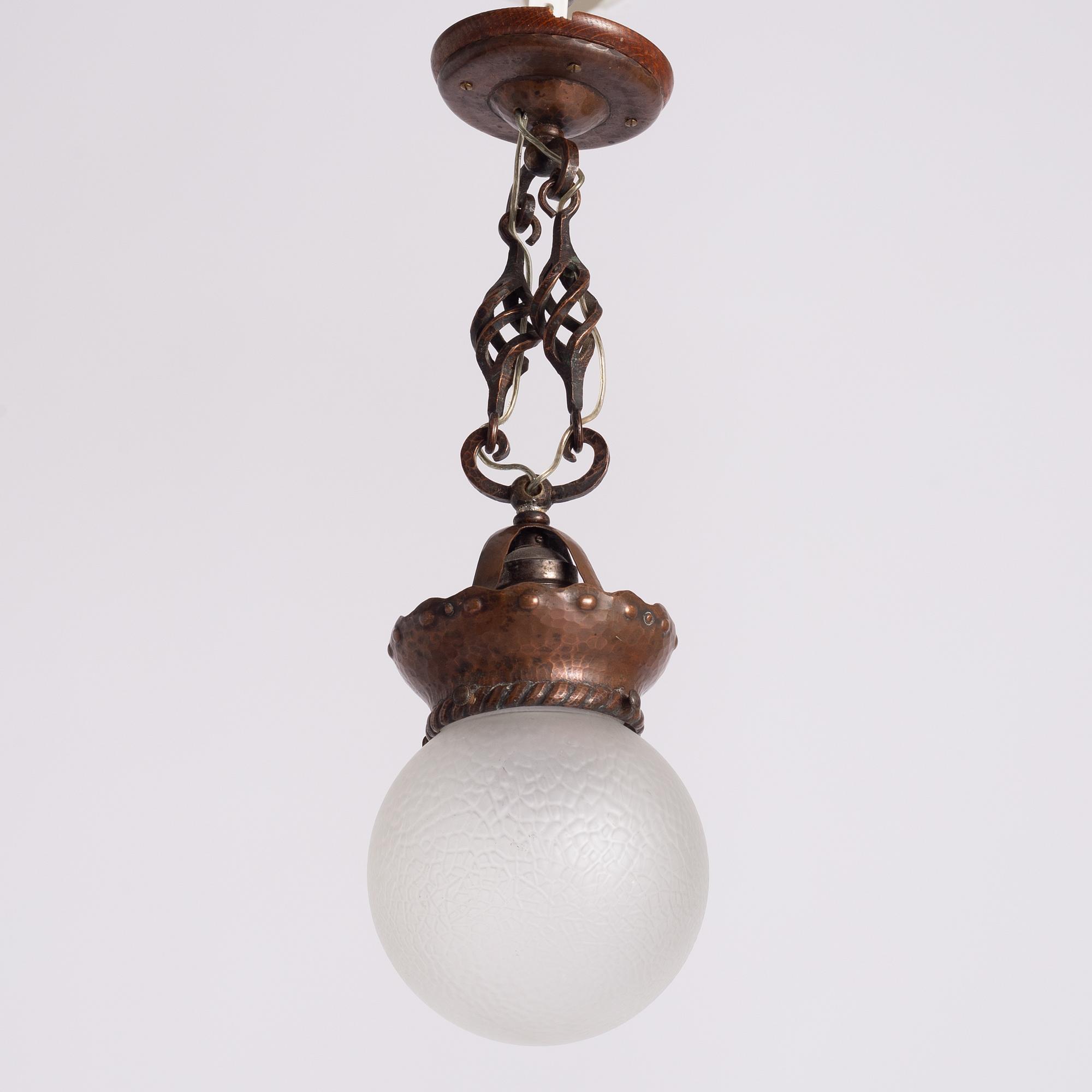A ceiling lamp, 1910s/20s.