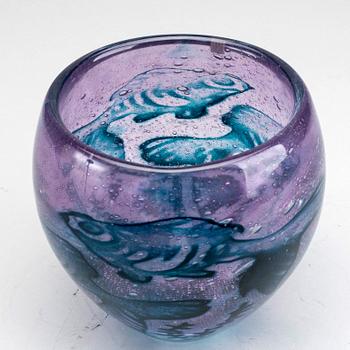 OLLE BROZÉN, a glass vase for Kosta Boda.