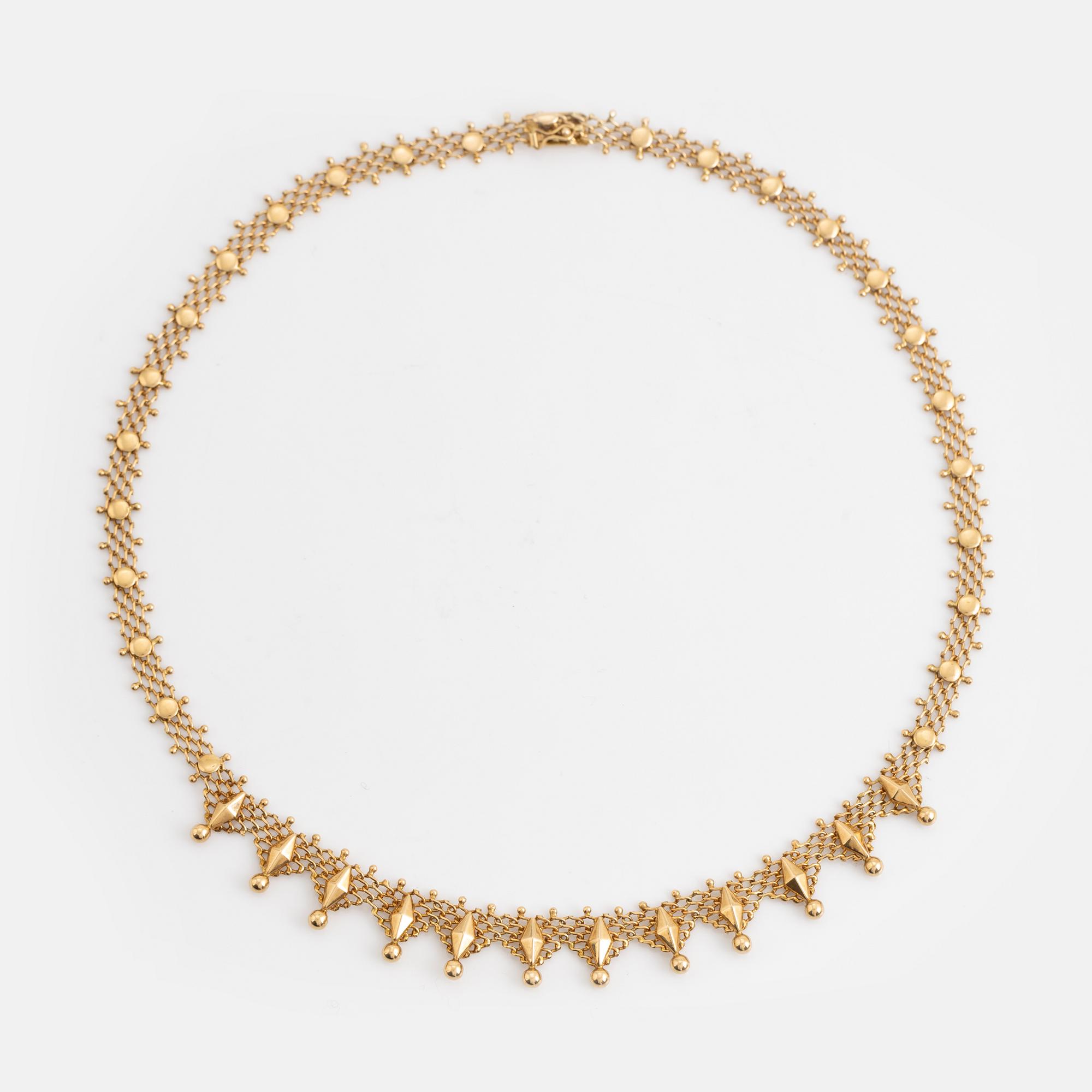 Collier 18K guld.