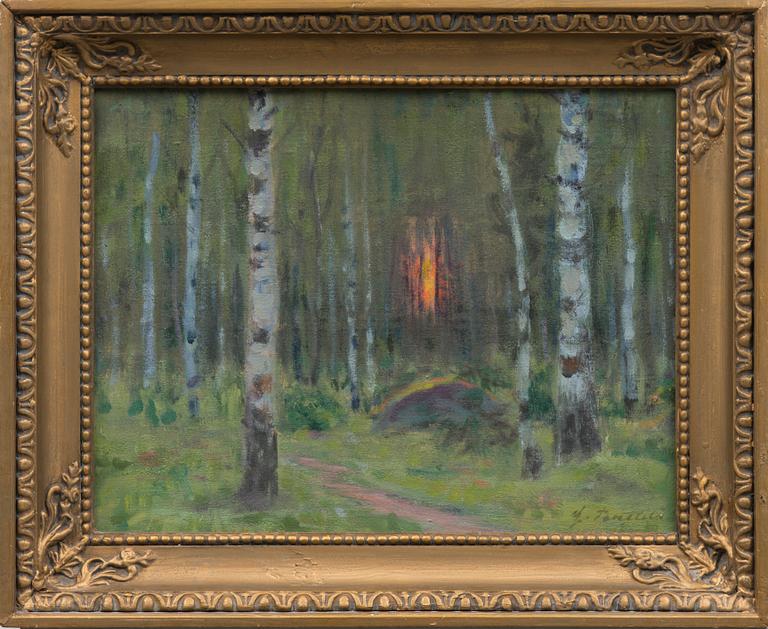 YRJÖ PENTTILÄ, oil on board, signed and dated.