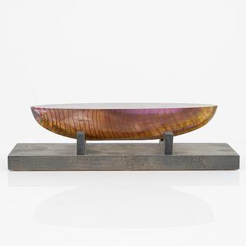 Bertil Vallien, glasbåt, Kosta Boda.