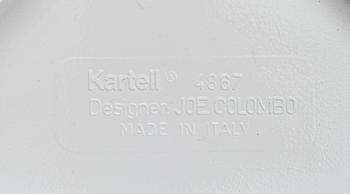 STOLAR, 4 st. Modell nr 4867 "Universale". Joe Colombo, Kartell, Italien.