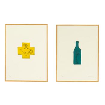 Kent Karlsson, Untitled, 2 pcs.