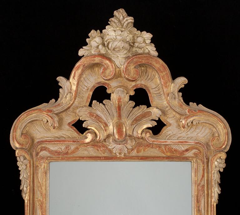 A Swedish Transition 1772 mirror by S. Bomansson, master 1756.