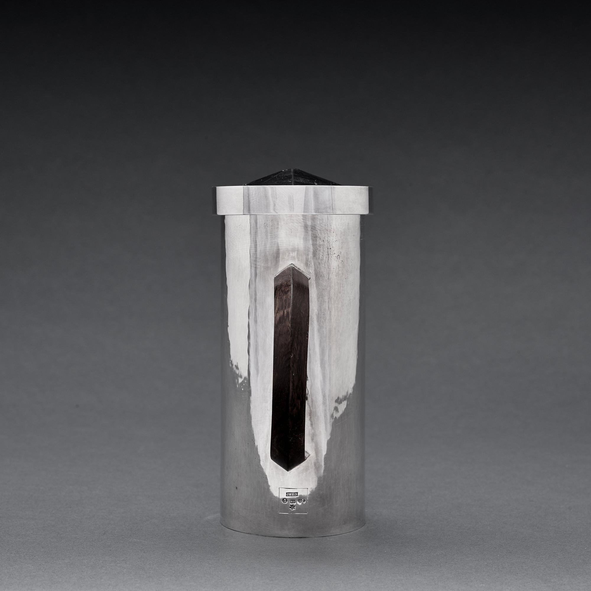 Carl G. Jahnsson, a sterling coffee pot, Stockholm 1967.
