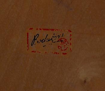 KARMSTOLAR, 1 par, Svenska Möbelfabriken, Bodafors, 1900-talets mitt.