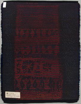 RITVA PUOTILA, ryijy, Suomen Käsityön Ystävät. Noin 158x115 cm.