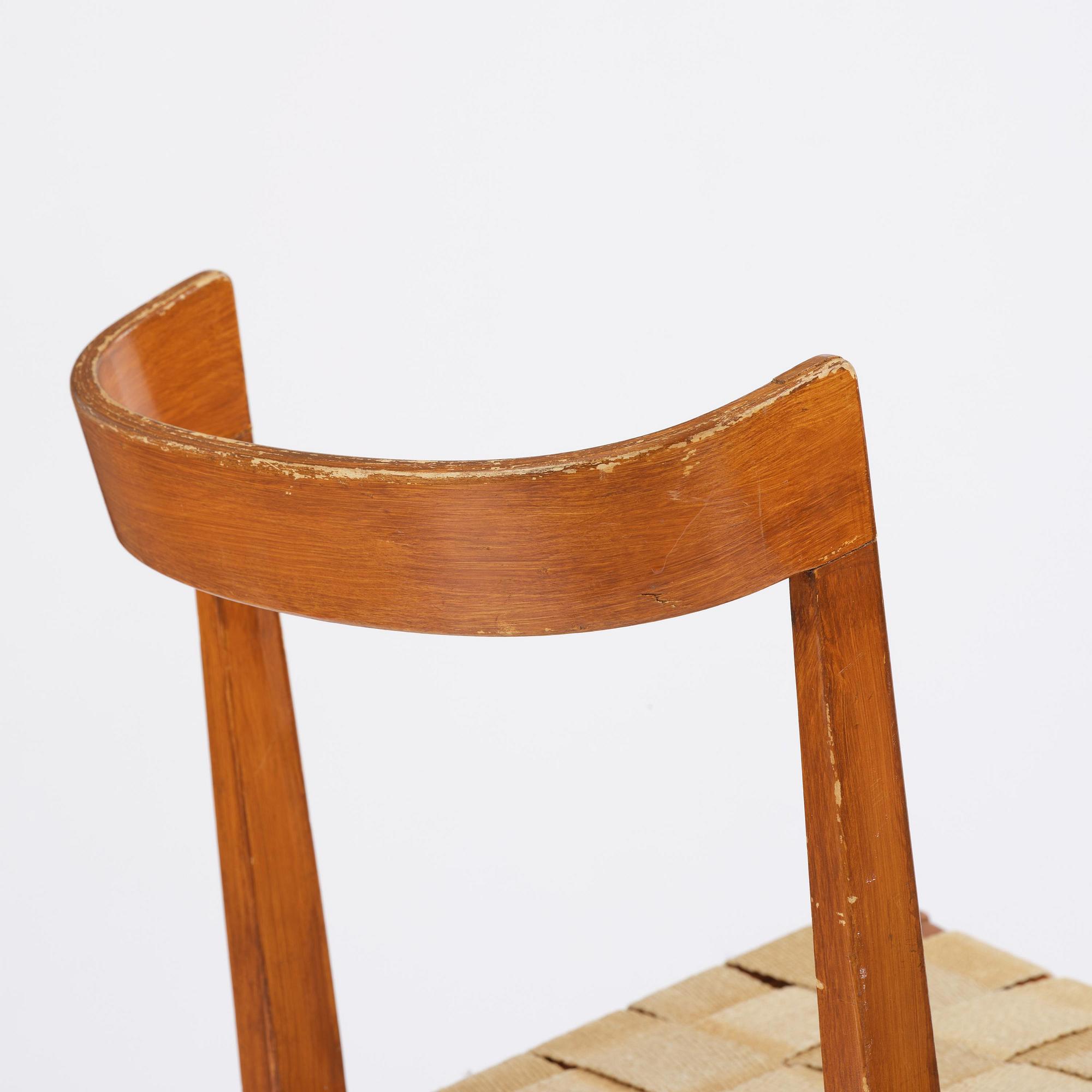 Bruno Mathsson, a pair of "BB" chairs, Firma Karl Mathsson, Värnamo, 1930s.