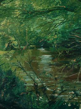 Gerhard Nordström, Verdure by the river.