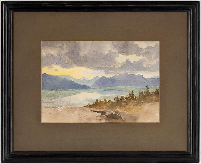 PER DANIEL HOLM, Watercolour and pencil on paper.