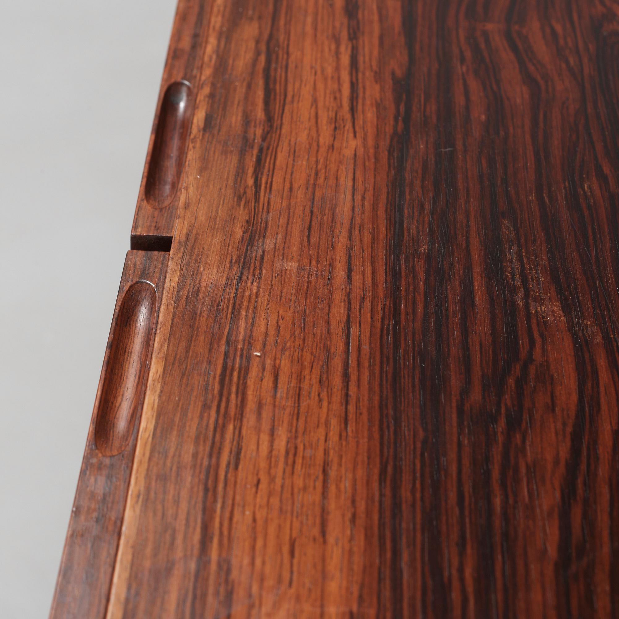 An Ib Kofod Larsen palisander sideboard, Säffle, Sweden, 1960's.