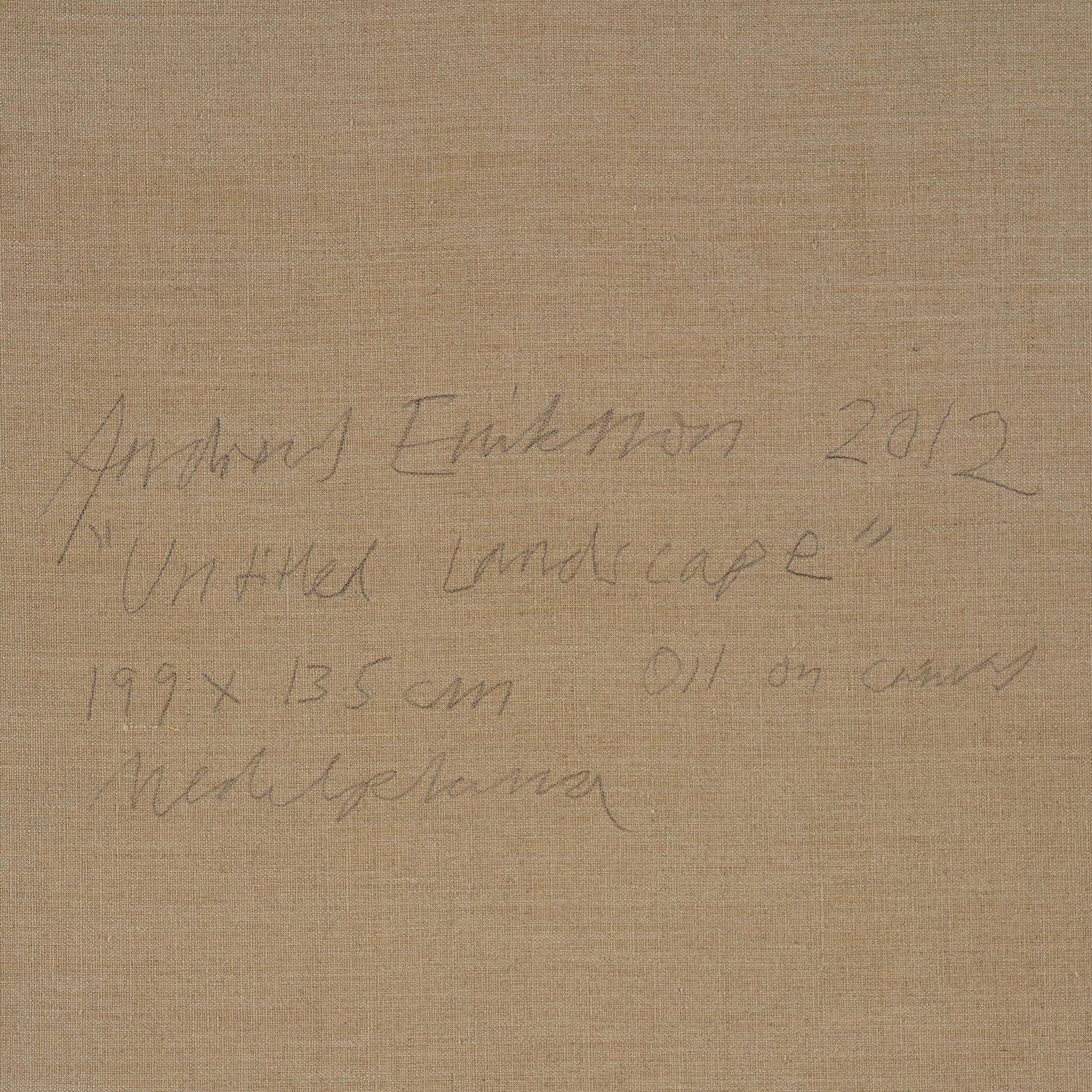 Andreas Eriksson, "Untitled (landscape)".