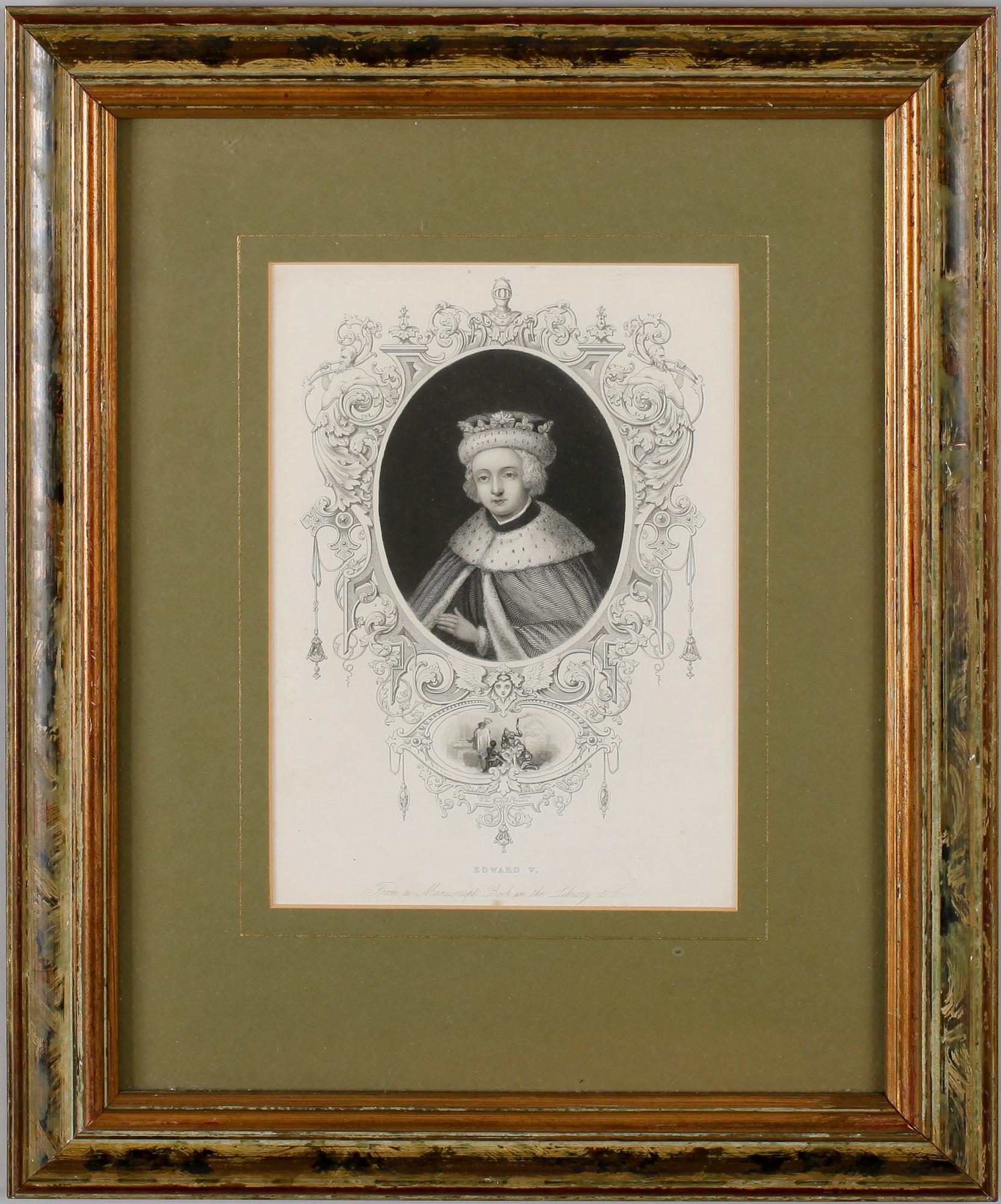 TAVELSVIT, 6 del, England, 1800-/1900-tal.