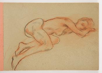 Lotte Laserstein, 3 skissblock med teckningar.