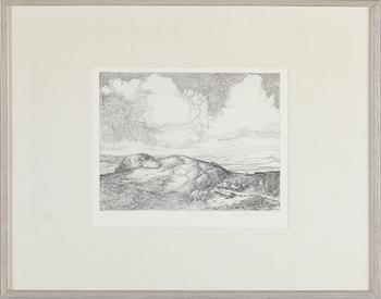 EINAR NORELIUS, 2 st, etsningar, signerade.