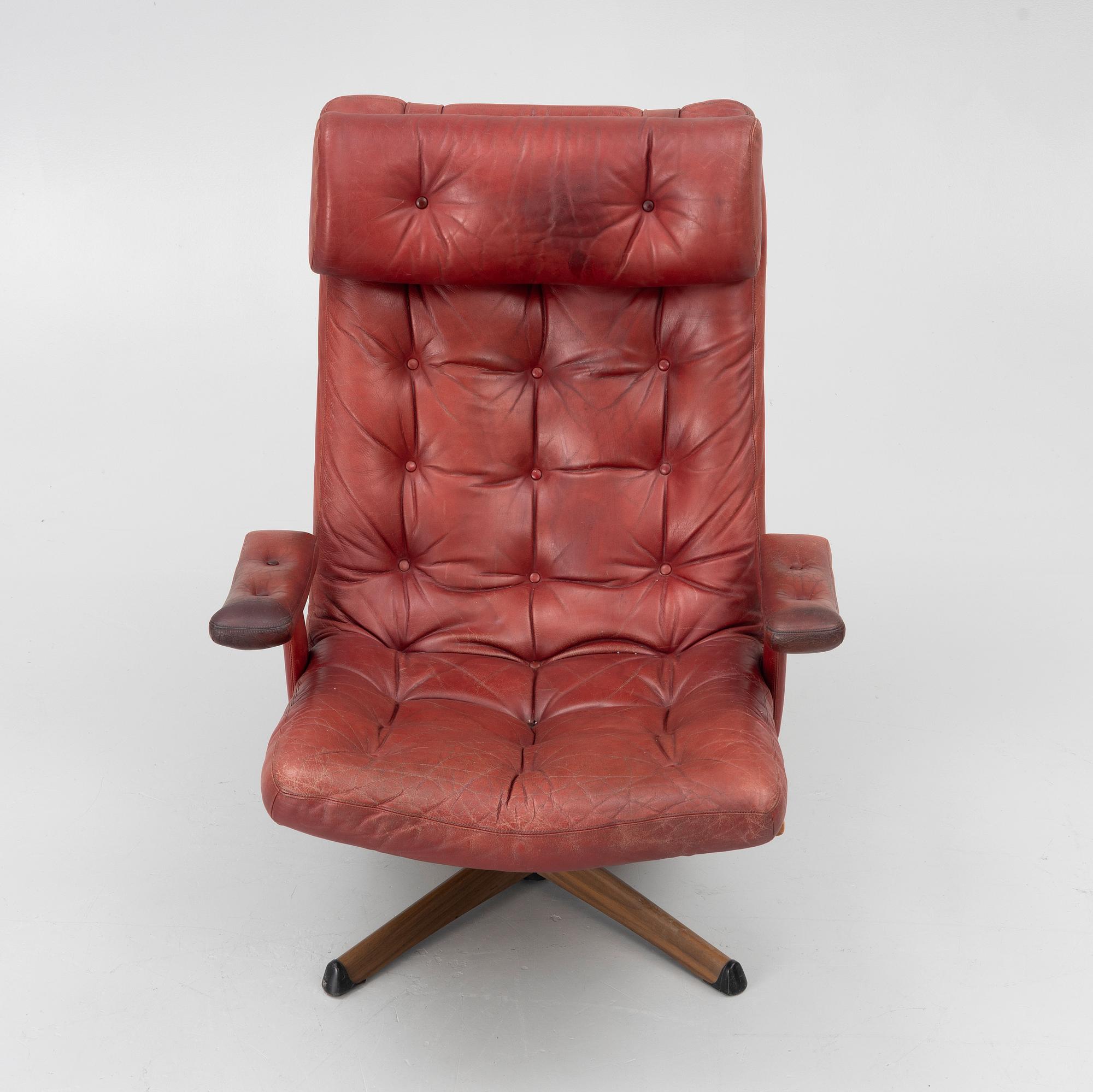 Armchair, "Dolphin", Göte Möbler, Gnosjö, second half of the 20th century.