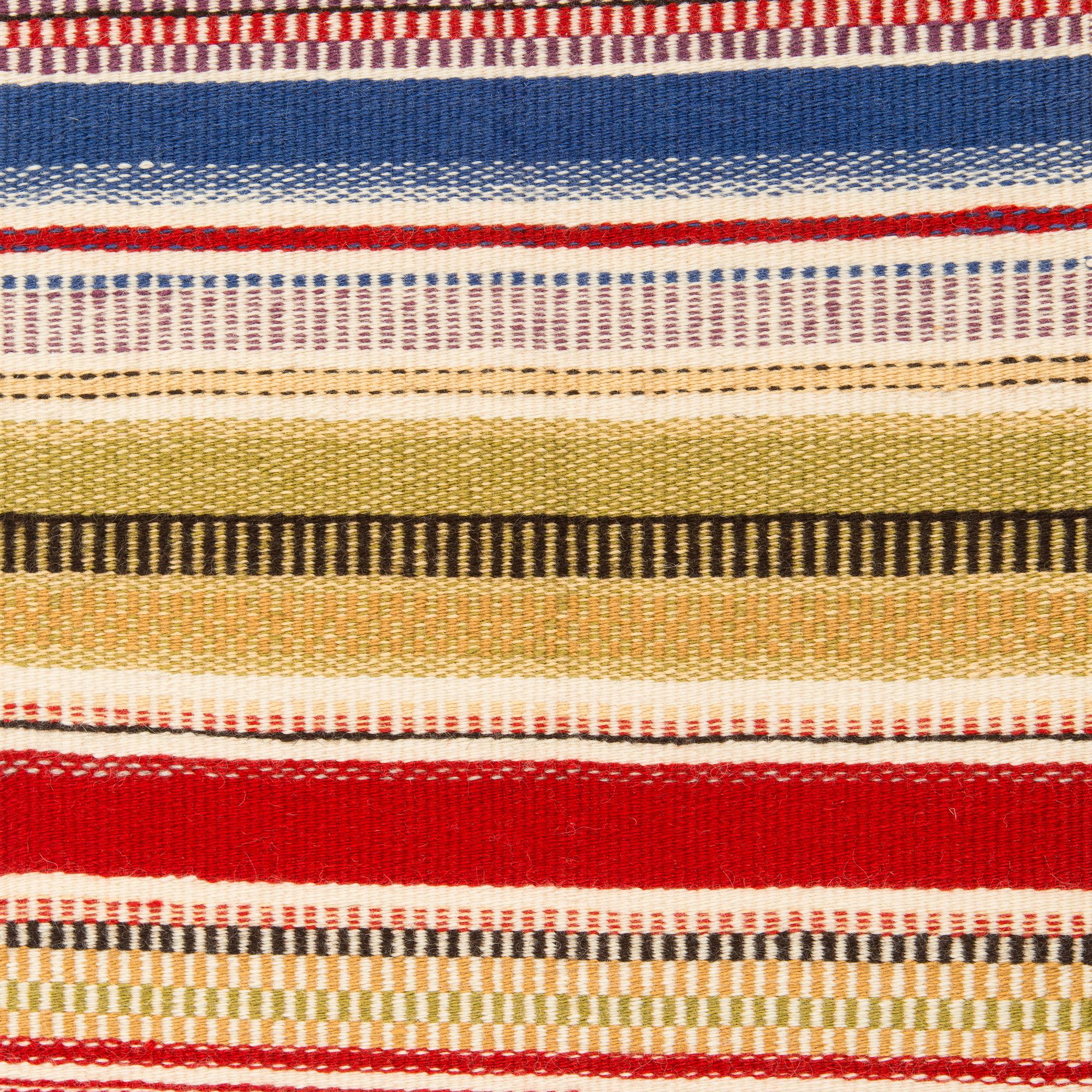 Elsa Montell-Saanio, rana / väggbonad, "Höstfärger" Finland. Ca 164 cm x 42 cm.