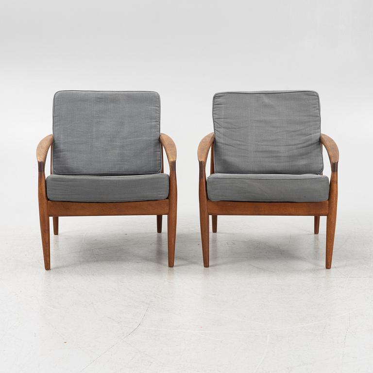 Kai Kristiansen, a pair of armchairs, model 121.