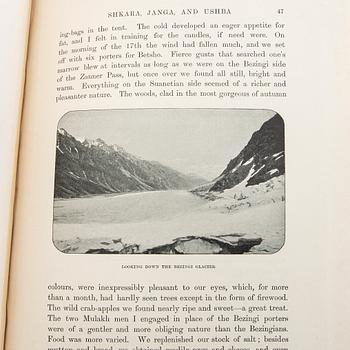 Freshfield, Douglas W.: The Exploration of the Caucasus. Förstaupplaga 1896. 2 band. Fotograf Vittorio Sella.