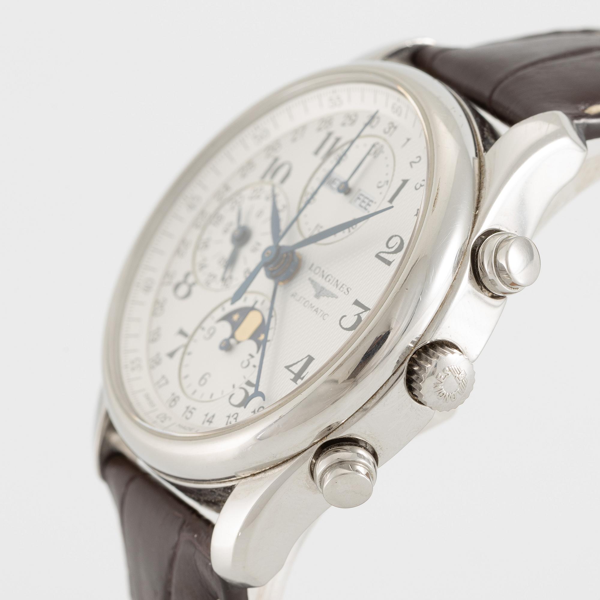 Longines, Master Collection, chronograph, wristwatch, 40 mm.