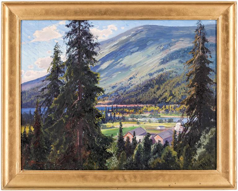 CARL BRANDT, olja på duk, signerad och daterad 1918.