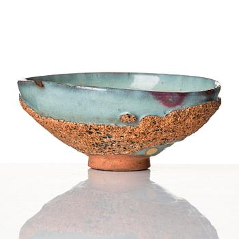 A Jun glazed purple splashed bowl 'study piece', Sung/Yuan dynasty.