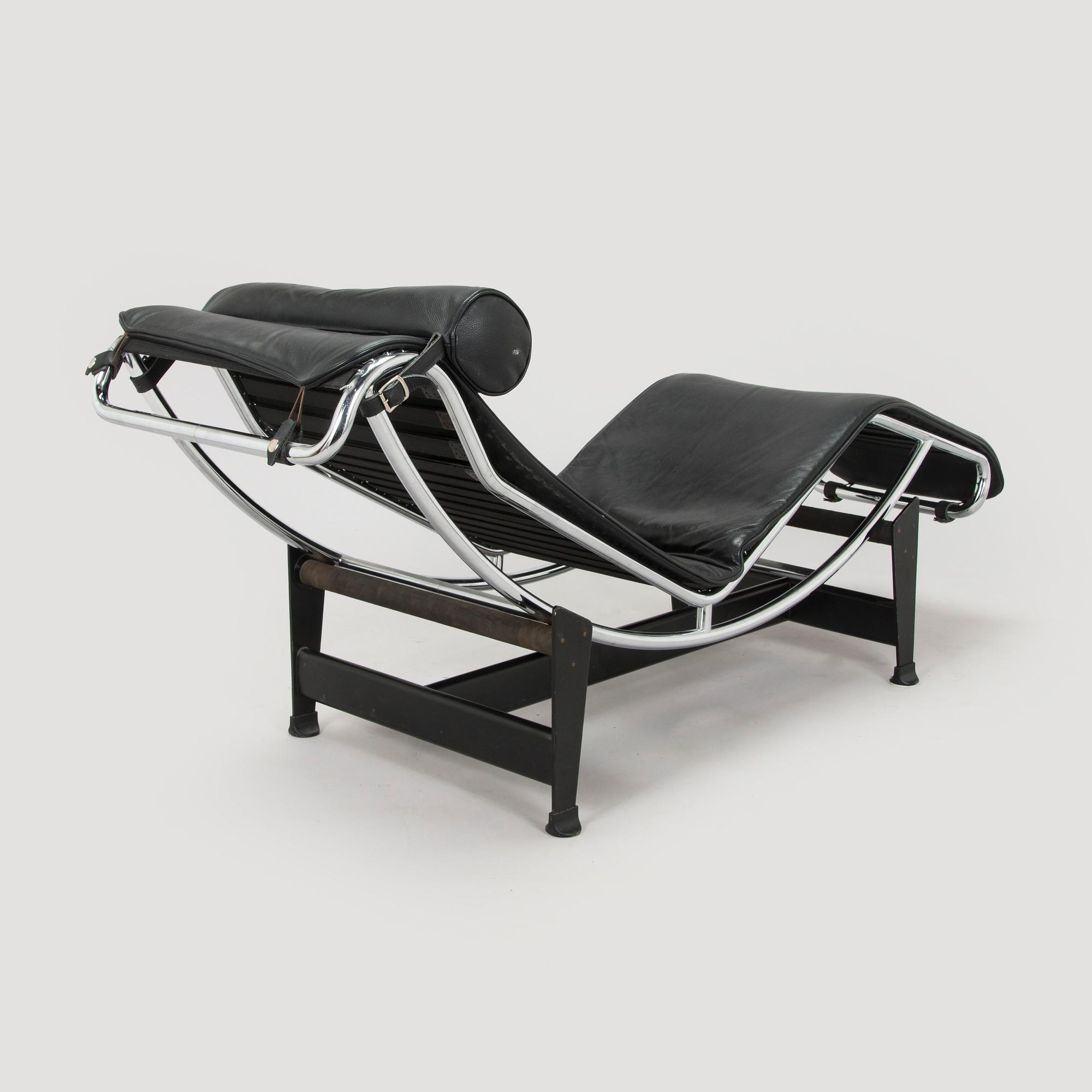 Charlotte Perriand & Le Corbusier, an 'LC4' lounge chair, Cassina, Italy.