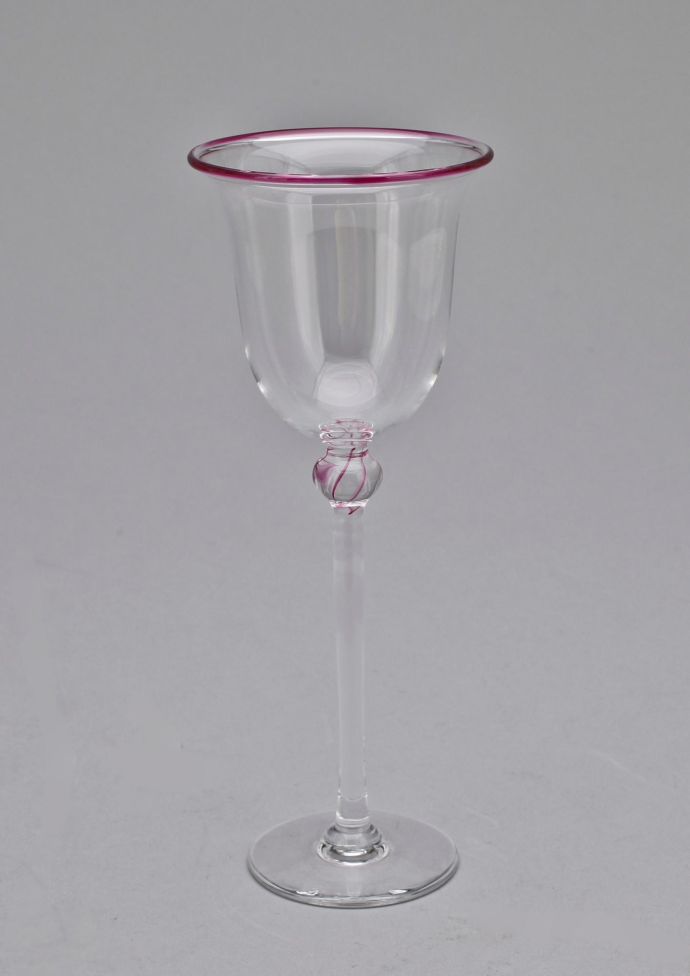 VINGLAS, 11 st, glas, Wilke Adolfsson, 1900-talets slut.