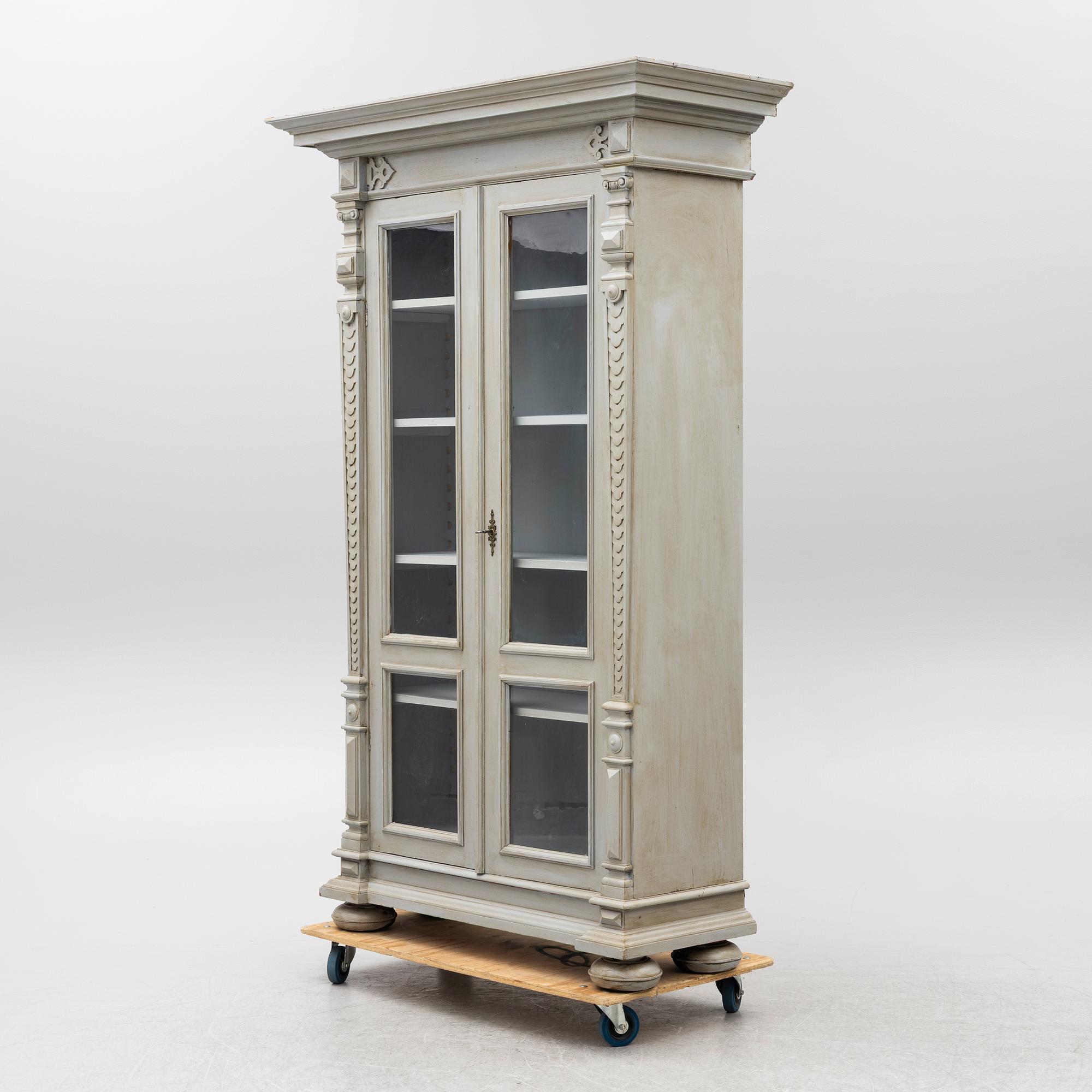A Neo-renaissance book cabinet, late 19th century.