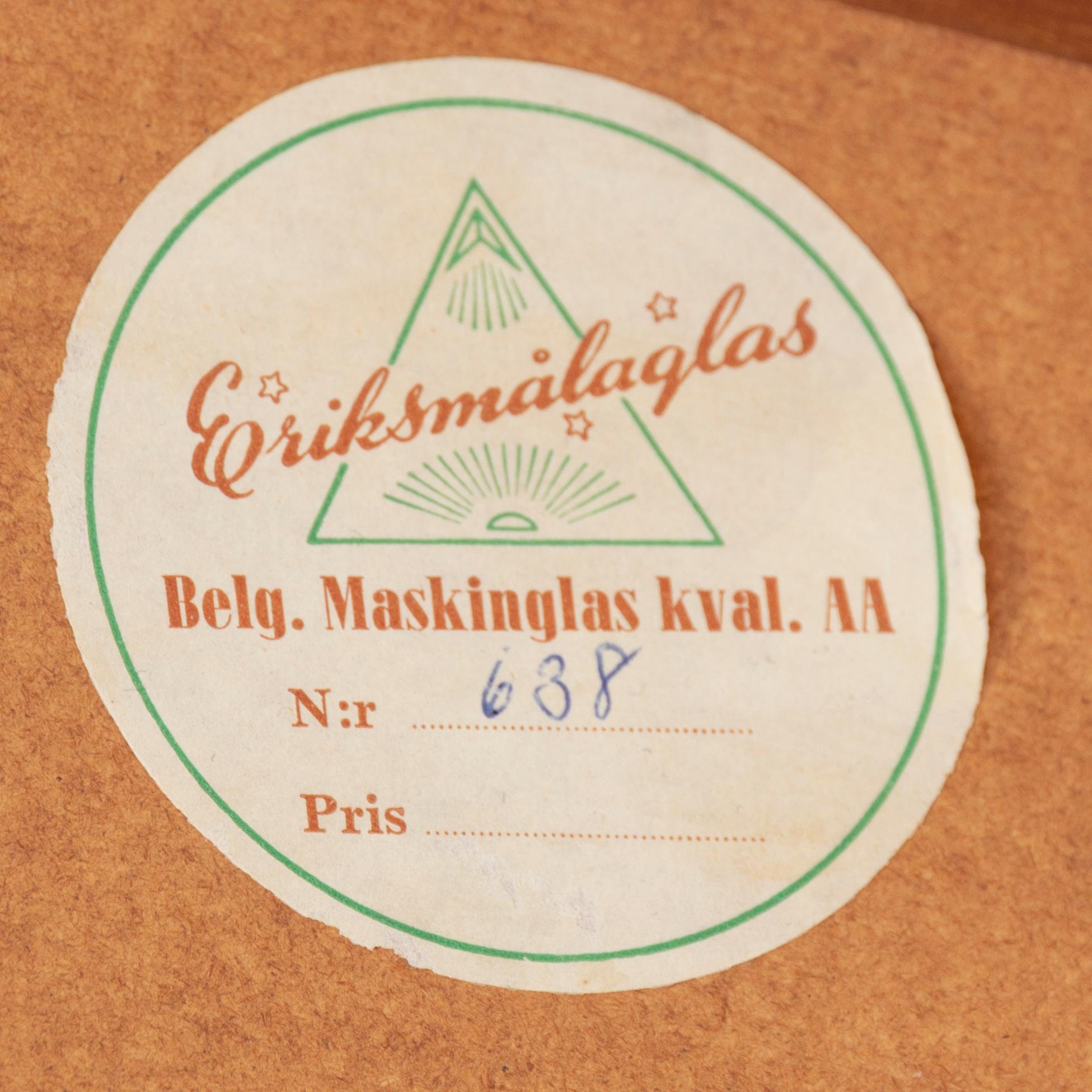 A teak mirror from Eriksmålaglas, 1960's.