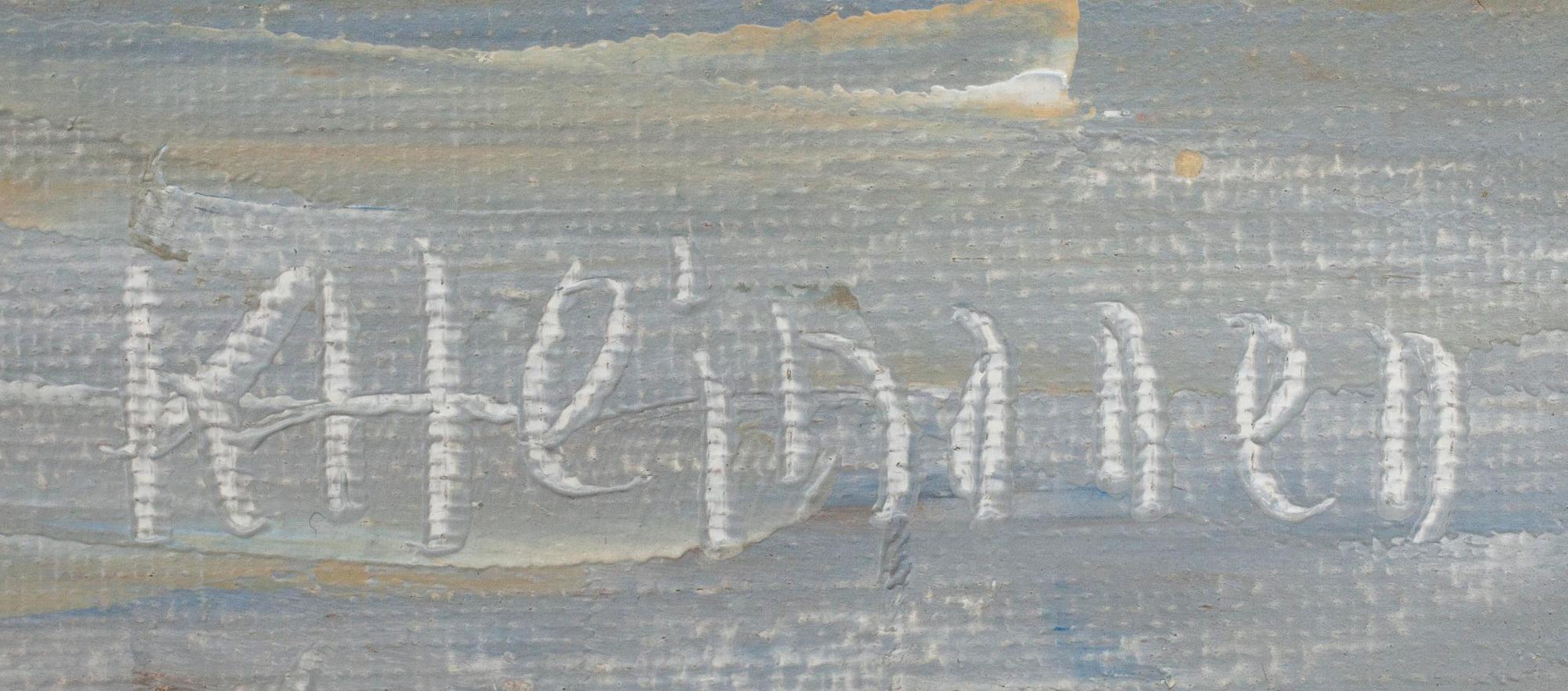 KURT ERIK HEINONEN, olja på duk, signeerattu.