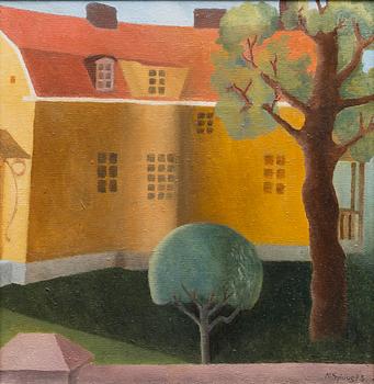 MIRJAM SYLVIUS, oil on canvas, signed and dated -73.