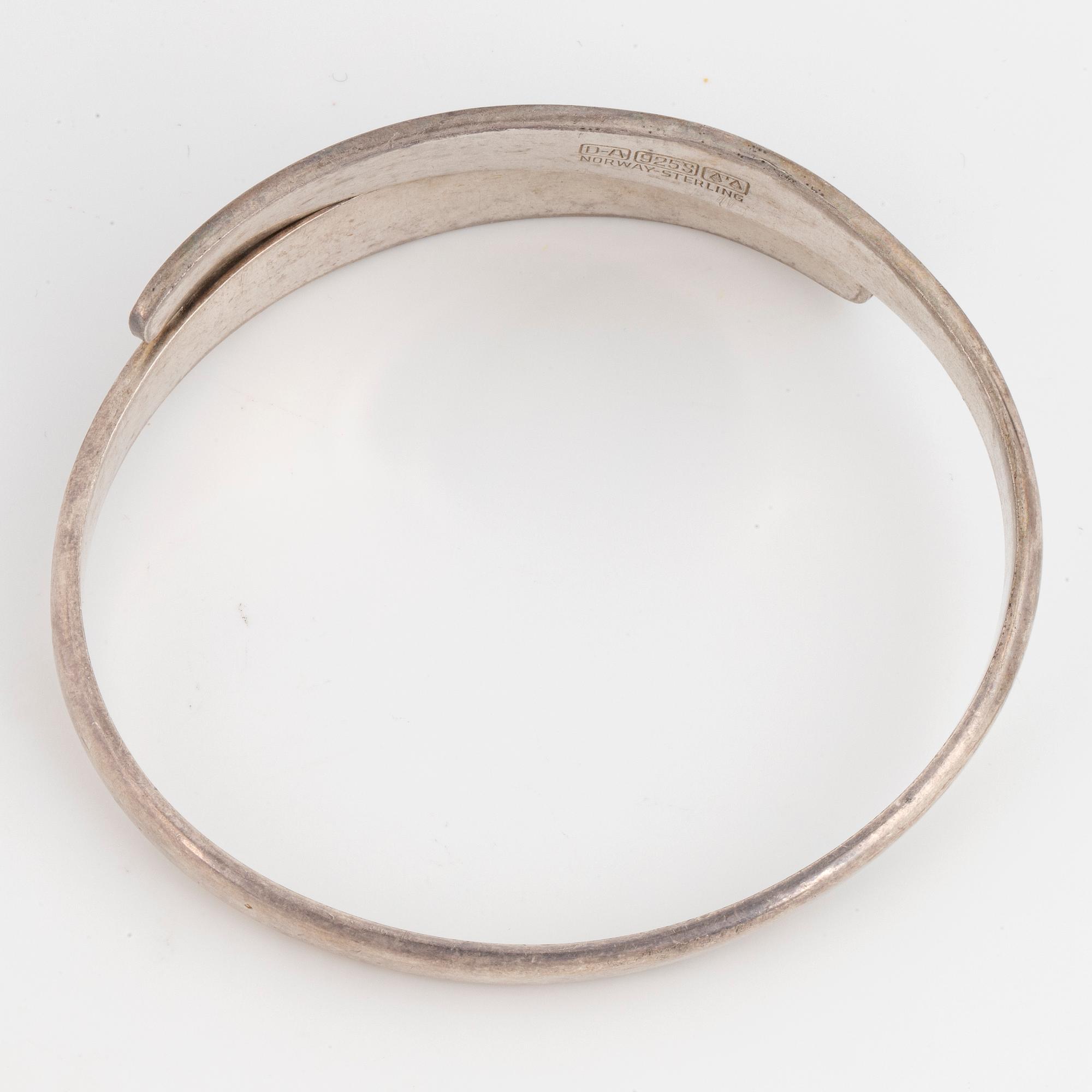 David Andersen sterling silver bangle.