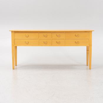 A birch wood sideboard, end of the 20th Century.