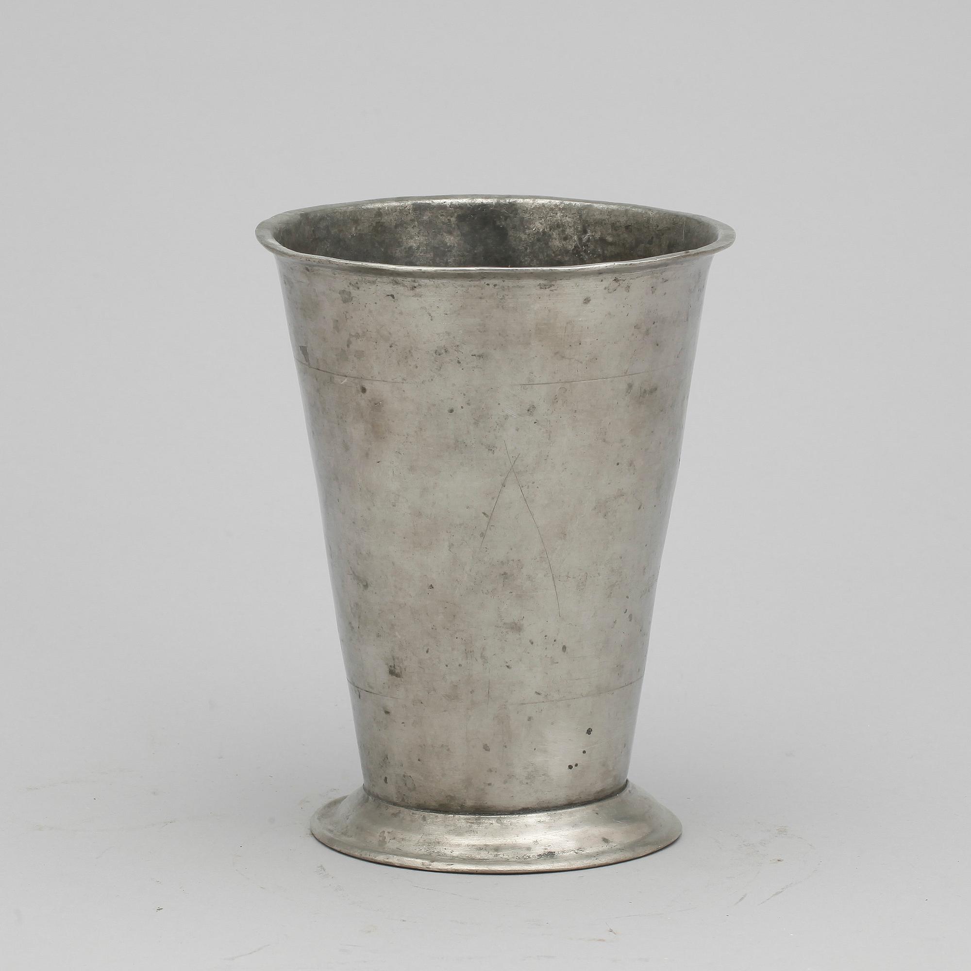 BÄGARE, tenn, Sven Bengtsson Roos, Göteborg 1786.