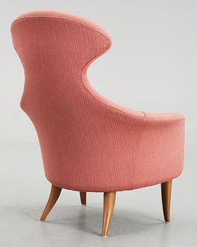 A Kerstin Hörlin-Holmquist 'Stora Eva' armchair, Nordiska Kompaniet, Nyköping 1950's-60's.