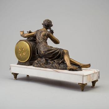 a circa 1900 mantle clock, marked Ruffony.