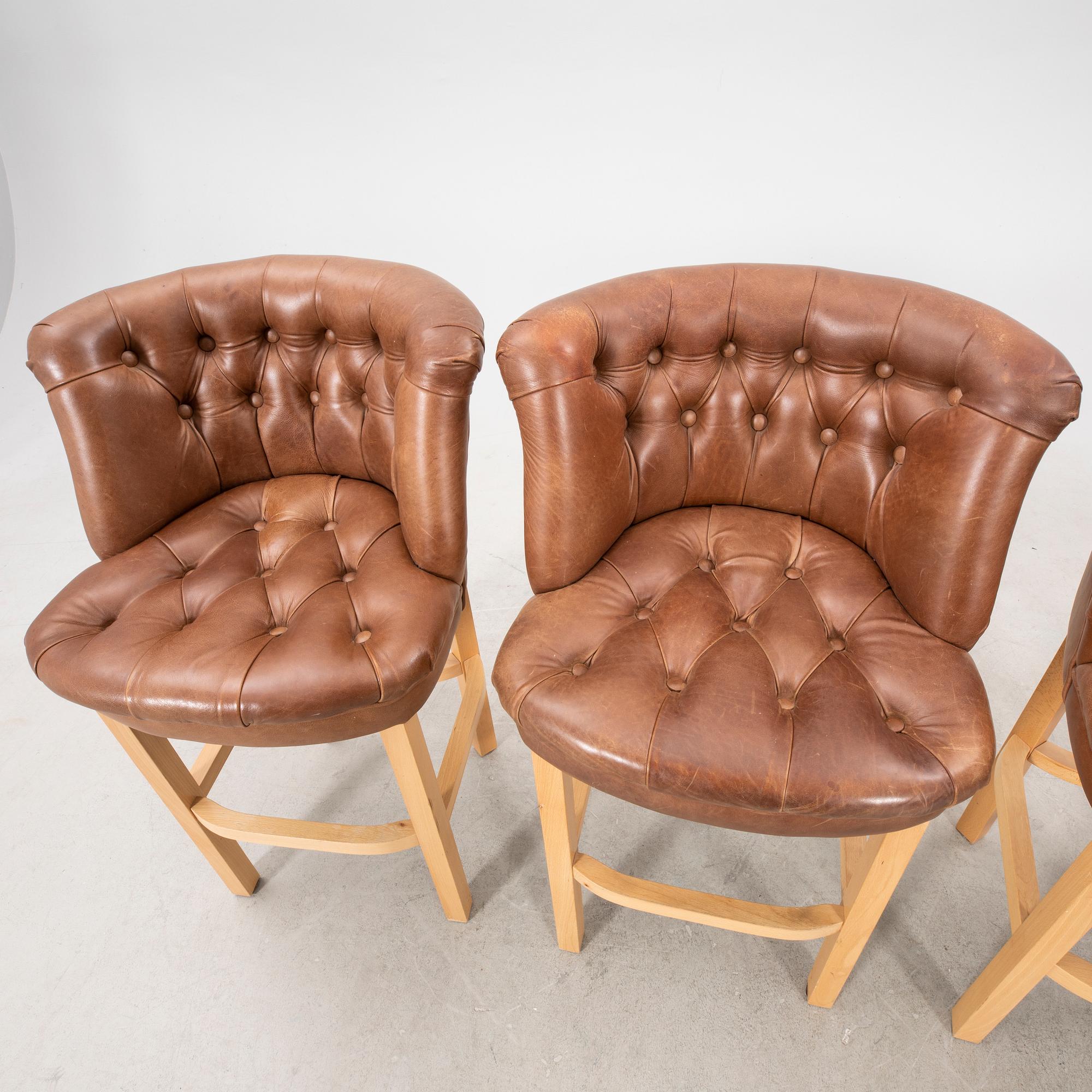 A set of four Milton barstools Lexington 21st century.