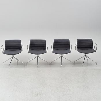 LIEVORE ALTHERR MOLINA, four 'Catifa' chairs, Arper.