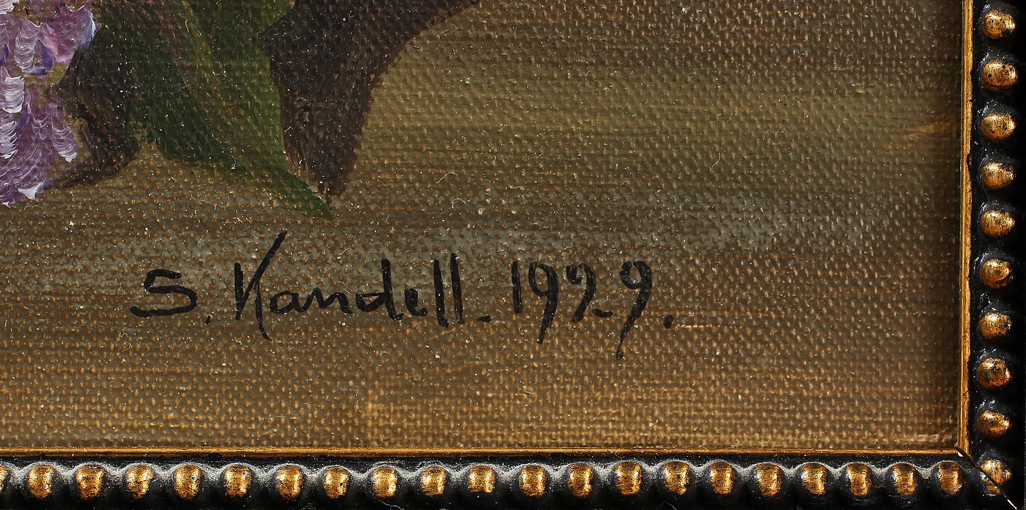 OKÄND KONSTNÄR, olja på duk, sign S. Kandell o dat 1929.